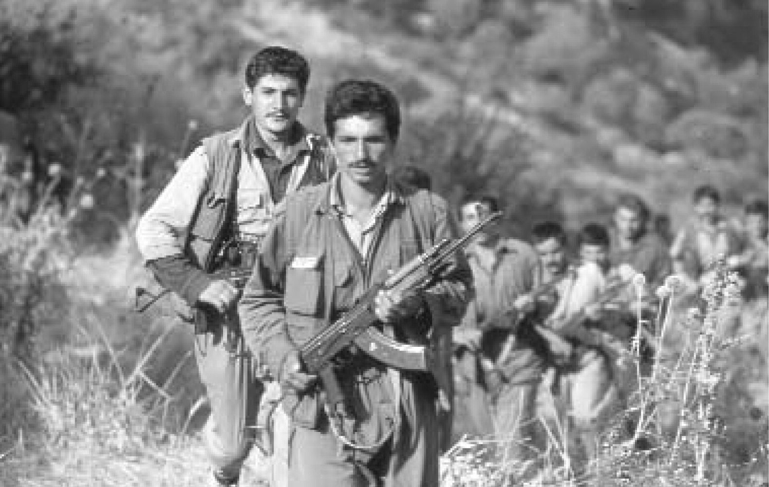 Партизаны РПК в патруле. 1980 год